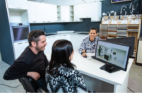 Kárai Bútor - Püspökladány - Konyhabútort tervezetet készítenek egy párnak